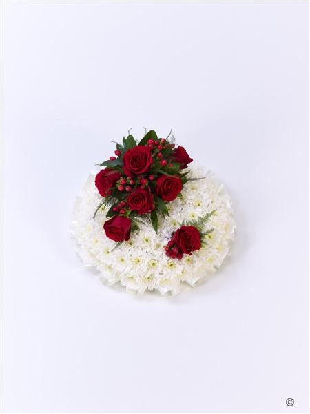 Classic Red and White Posy