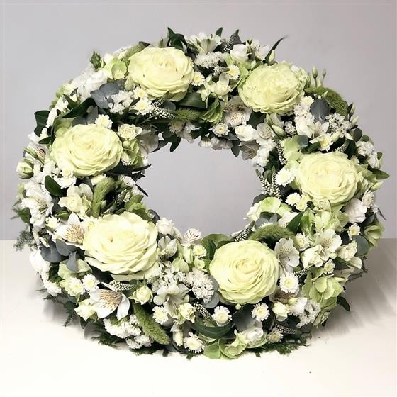 Elegant White Wreath