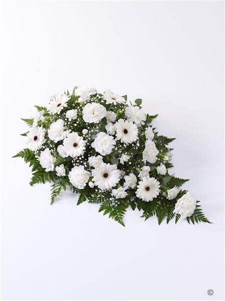 Carnation and Germini Spray White