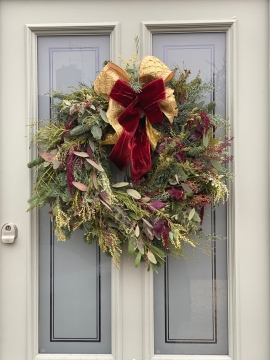 Charming woodland wreath