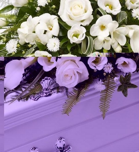 Children's Casket Spray   White