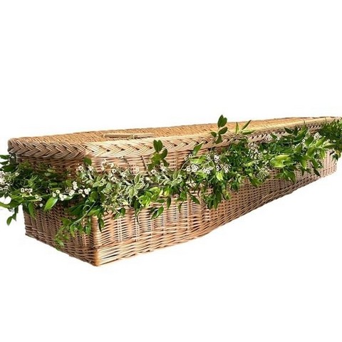 Willow Casket Garland Adornment